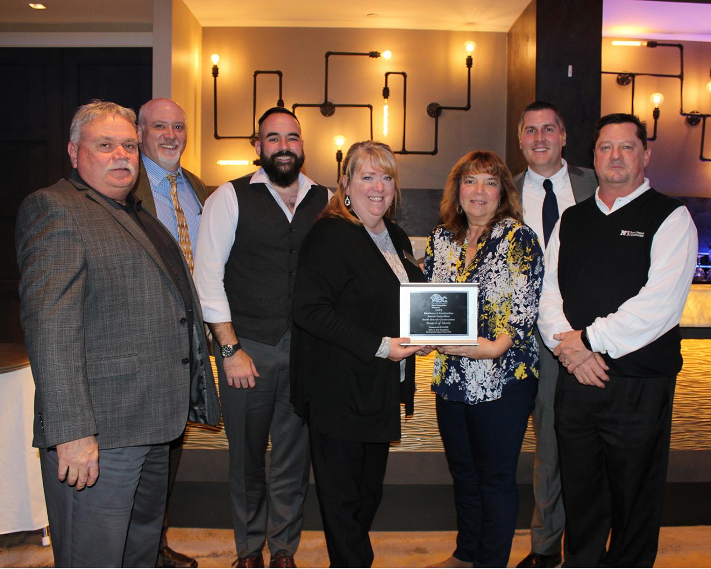 North Branch Receives Award at ABC's 2019 Excellence in Construction Dinner